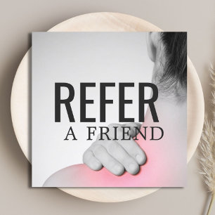 Carte De Parrainage Moderne Elégant Massage Thérapiste Photo Orientati