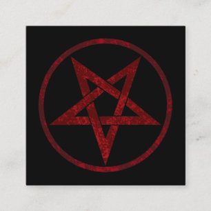 Carte De Parrainage Pentagram Red Devil