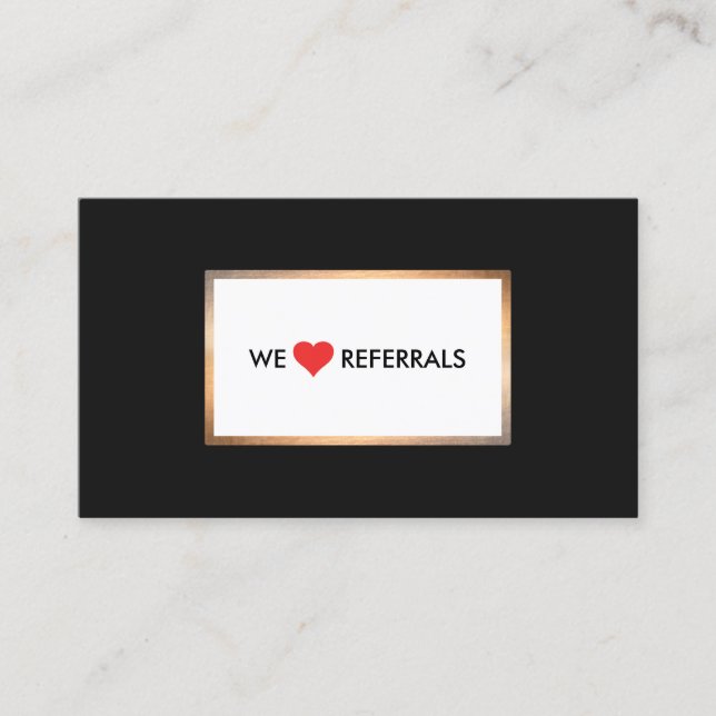 Carte De Parrainage Renvoi d'appréciation client Red Heart 2 (Devant)