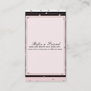 Carte De Parrainage Rose Gold Rose Foncé Élégant Moderne Parrainer un 