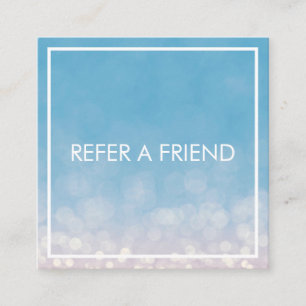 Carte De Parrainage Salon de beauté moderne et élégant en marbre