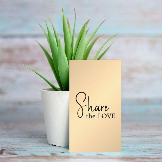 Carte De Parrainage Simple Elegant Faux Gold Black Salon (Créateur téléchargé)