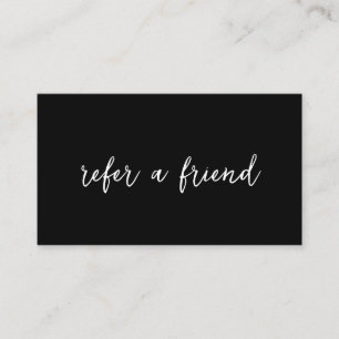 Carte De Parrainage Simple médias sociaux icônes élégant noir moderne