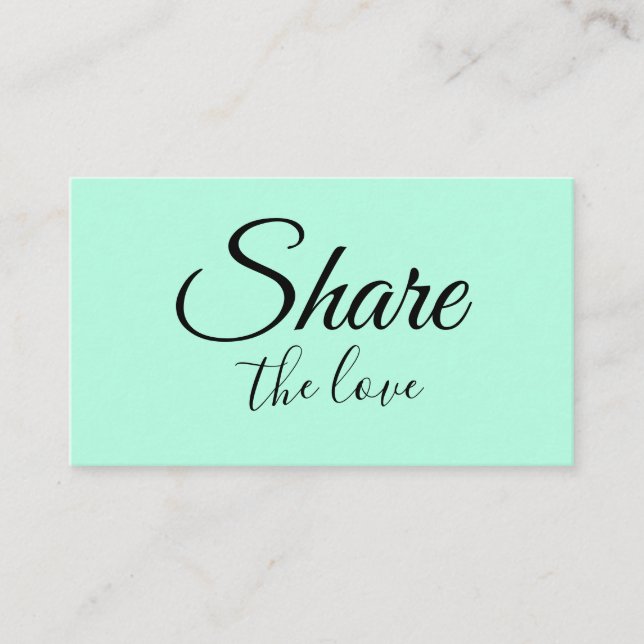 Carte De Parrainage SIMPLE MINIMAL ajouter votre nom adresse partager  (Devant)