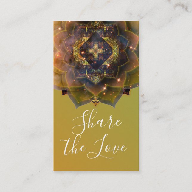 Carte De Parrainage Soul tzigane Mandala (Devant)