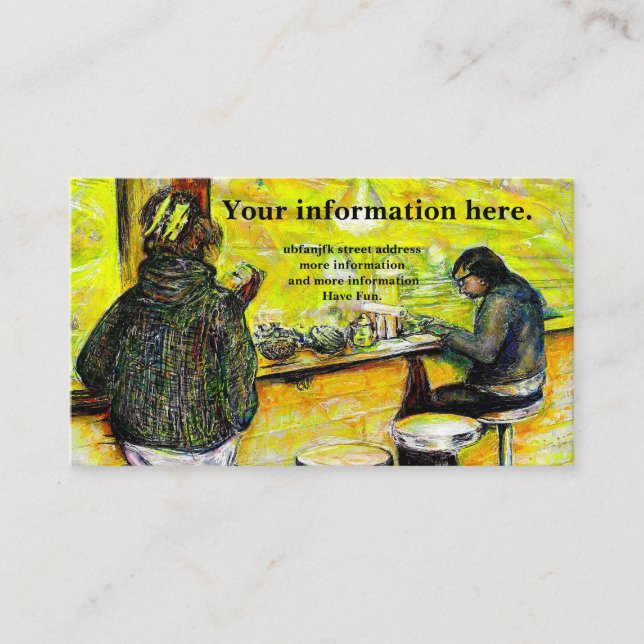 Carte De Parrainage Une journée de folie (Devant)