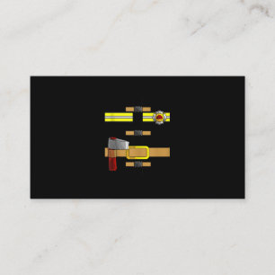 Carte De Parrainage Uniforme de firefighter Funny DIY Halloween