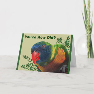 Carte de Parrot Birthday