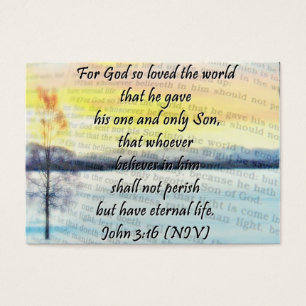 Carte de partage Jean 3:16
