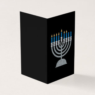 Carte de Parties scintillant de la 6e nuit d'Hanou