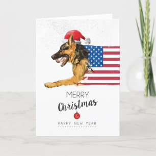 Carte de Patriotic Christmas