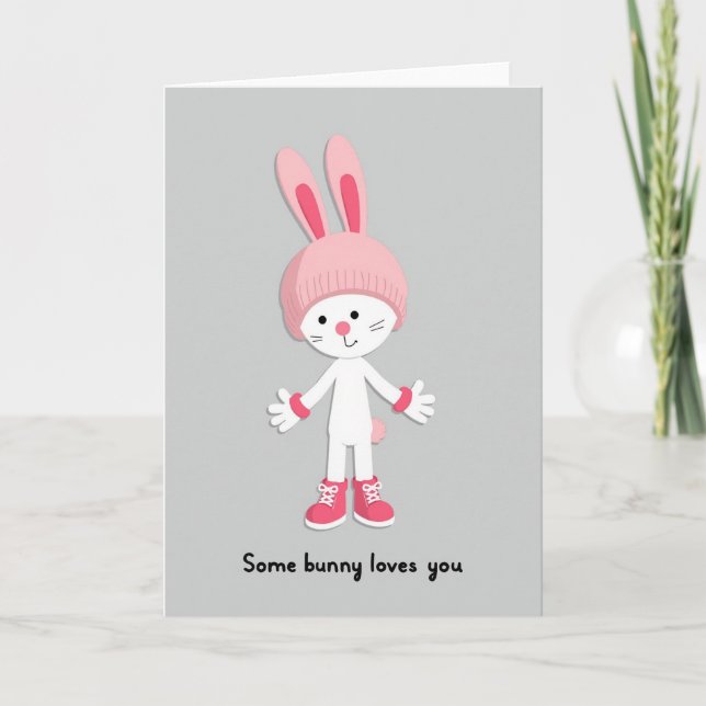 Carte de patron Bunny Loves You (Devant)