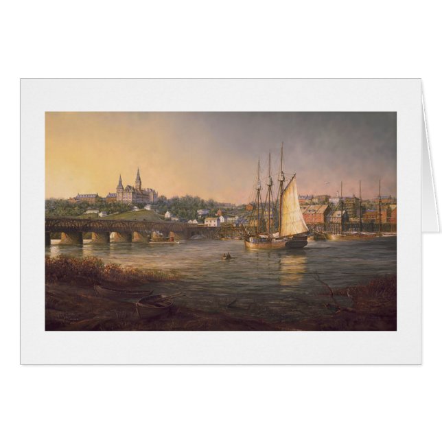 Carte de Paul McGehee "vieux Georgetown sur (Devant Horizontal)