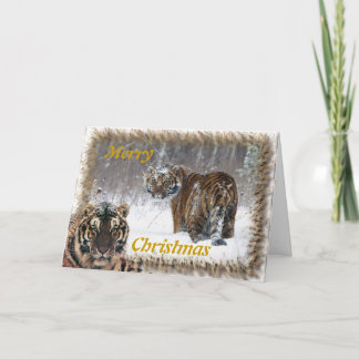 Carte de paysage de Joyeux Noël