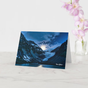 Carte de paysage du glacier Bear
