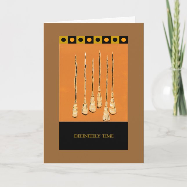 Carte de PedagogyGreetings : Balais de sassafras (Devant)