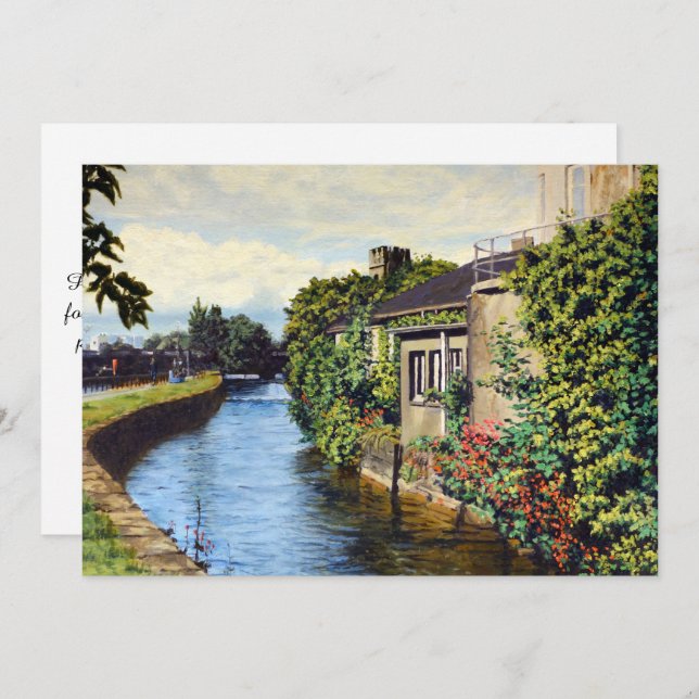 Carte de peinture Green Ireland (Devant / Derrière)