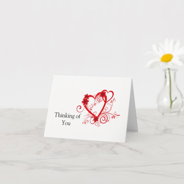 Carte de pensée pour vous Note (Petite plante)