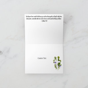 Carte de pensée religieuse personnalisée