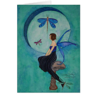 Carte de pensées de libellule