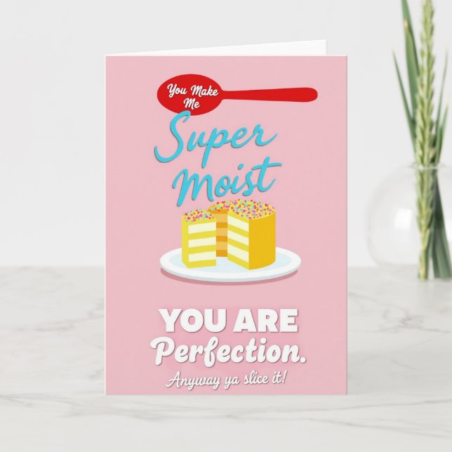 Carte de perfection de gâteau super moelleux (Devant)