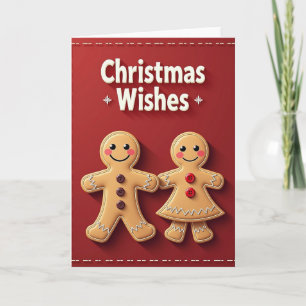 Carte de personnages de biscuits joyeux