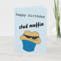 Carte de petit pain de goujon de joyeux