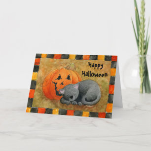 Carte de petit somme de Halloween