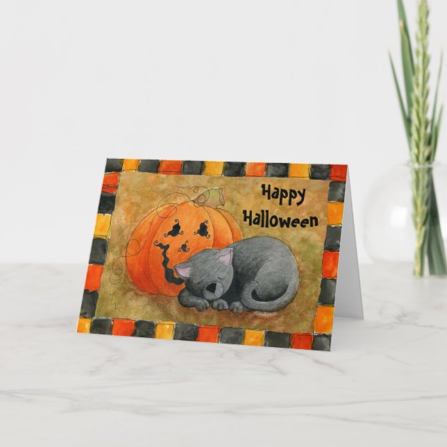 Carte de petit somme de Halloween (Devant)