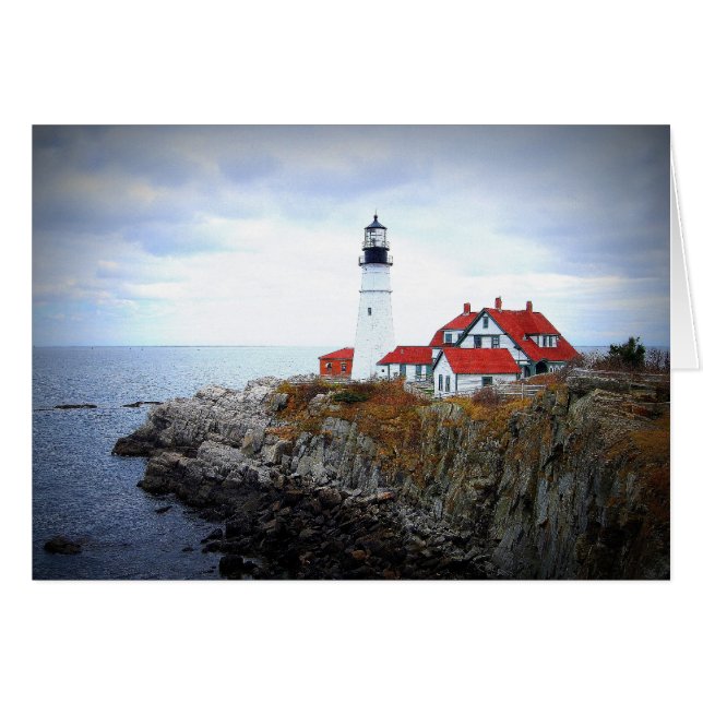 Carte de phare Portland Head (Devant horizontal)