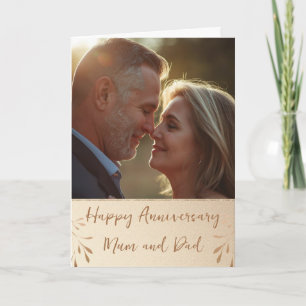 Carte de Photo Anniversaire de Mariage