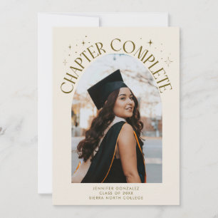 Carte de Photo de Diplôme avec Cadre en Arche de C