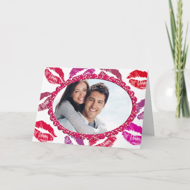Carte de photo de la Saint-Valentin (Devant)
