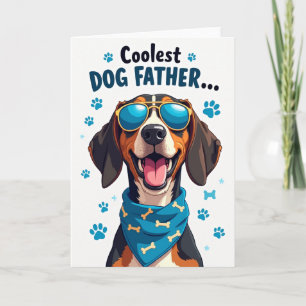 Carte de photo de profil Papa Chien le Plus Cool