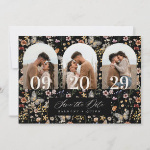 Carte de photo de sauvegarde de date romantique av
