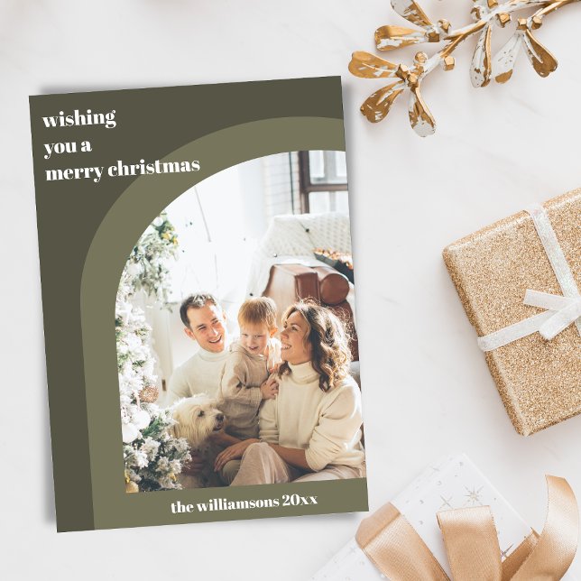 Carte de Photo Verticale à Deux Arches Modernes de (Créateur téléchargé)