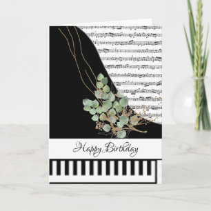 Carte de piano personnalisable