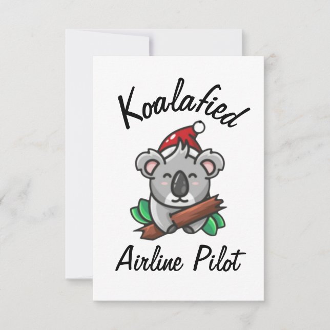 Carte de pilote de ligne Koalafied (Devant)