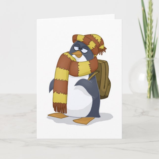 Carte de pingouin (Devant)