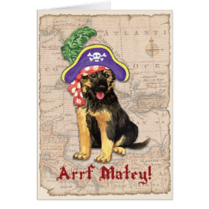 Carte de pirate berger allemande