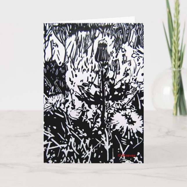 Carte de pissenlits (Devant)