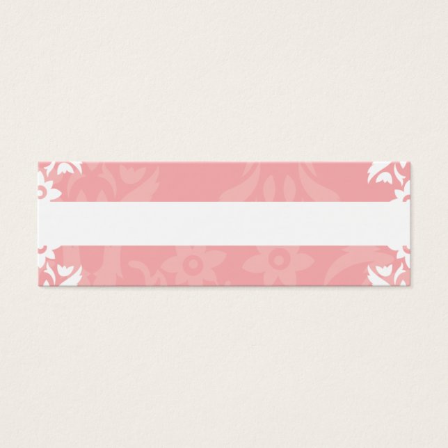 Carte de place Design No.1 - ROSE (Devant)