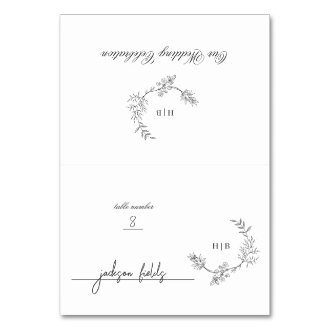 Carte de place individuelle do-it-yourself couronn (Par défaut)