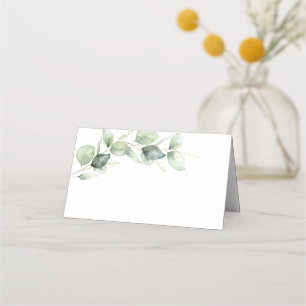 Carte De Placement 15e anniversaire Eucalyptus Verdure Quinceanera