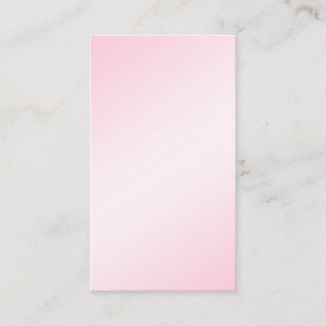 Carte De Placement 311-Argent Divine Rose doux Cadre (Devant)
