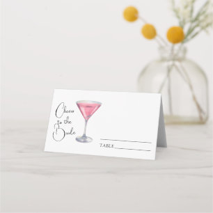Carte De Placement à la mariée douche de mariage - lieu de mariage