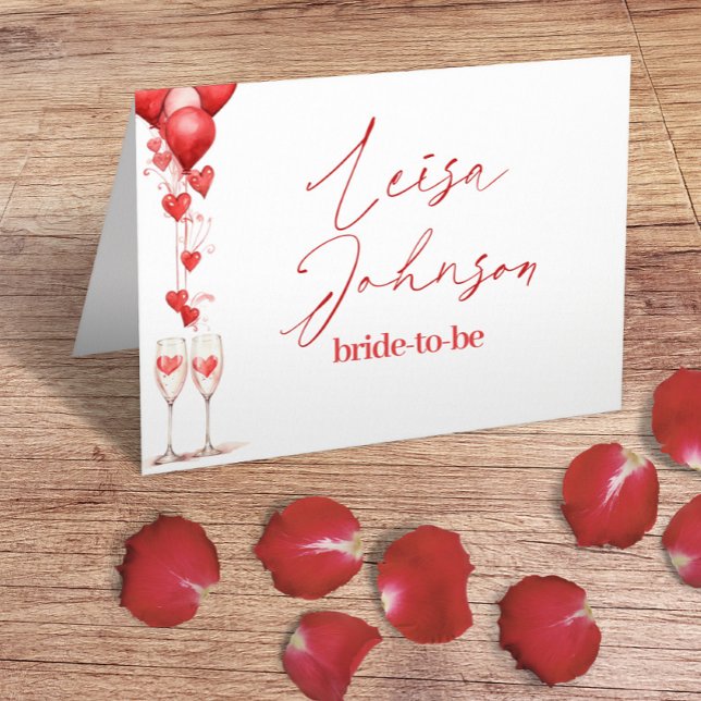 Carte De Placement À l'amour, chère mariée, mariage & shower de maria (Créateur téléchargé)