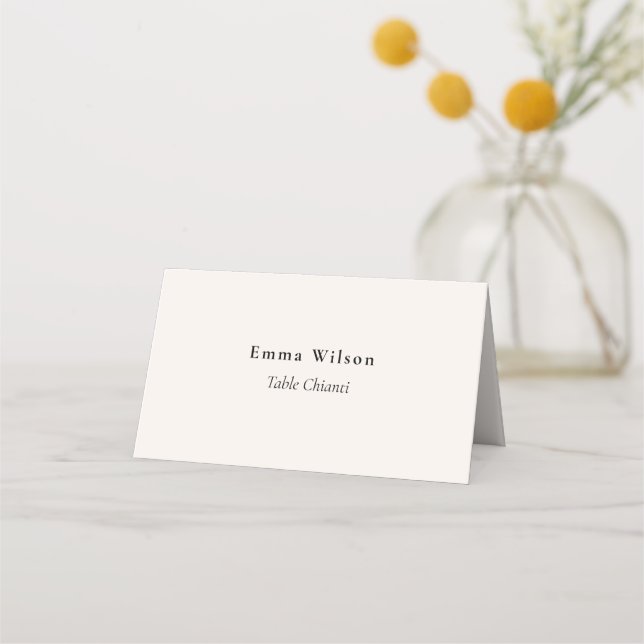 Carte De Placement Accompagnateur de mariage à destination en Toscane (Devant)