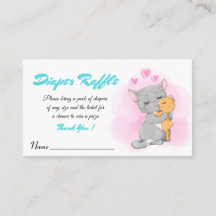 Activité de baby shower Dehors Billet de raffle ch