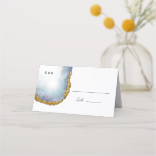 Carte De Placement Agate Pearl Gold Mariage Carte Place
